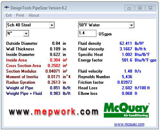 mcquay hvac duct sizer software free download